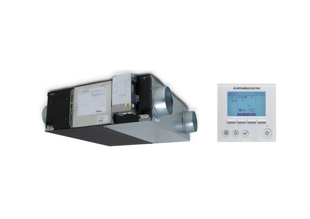 Plokštelinis rekuperatorius Mitsubishi Electric Lossnay LGH-15RVX