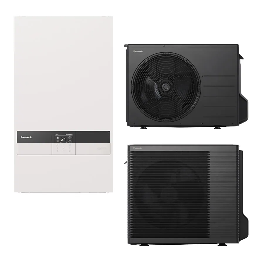 Panasonic Aquarea šilumos siurblys Bi-Bloc 3 kW R32, K karta