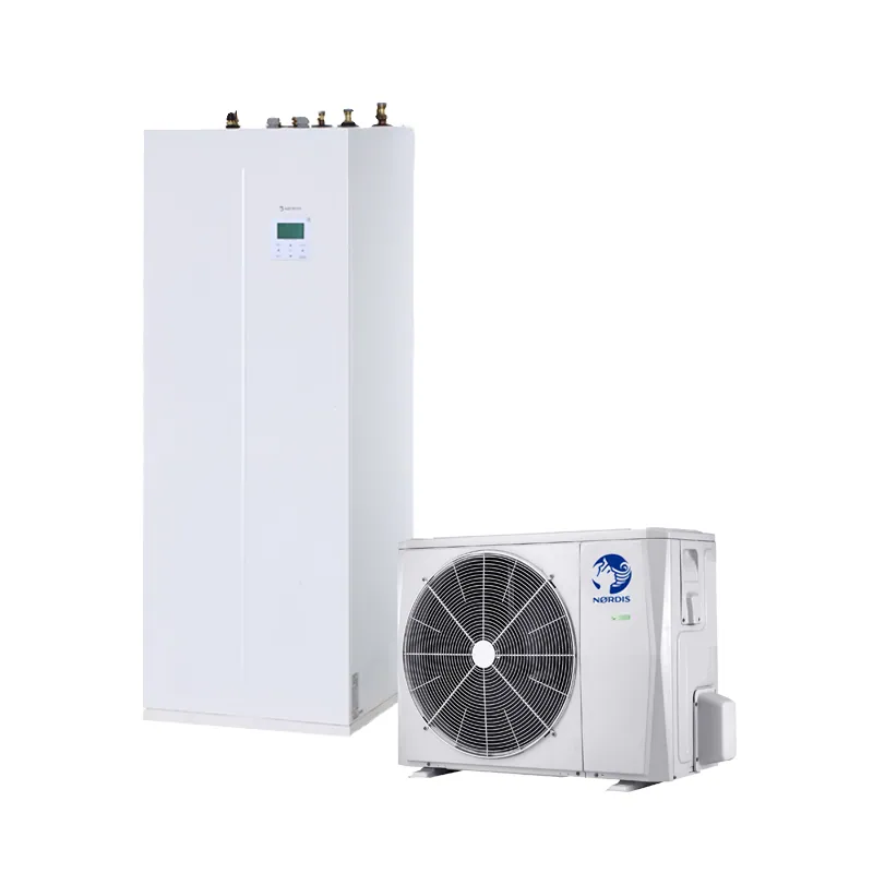 NØRDIS Optimus Pro Split 6.20-6.55 kW šilumos siurblys oras-vanduo su 190l integruota talpa (trifazis)
