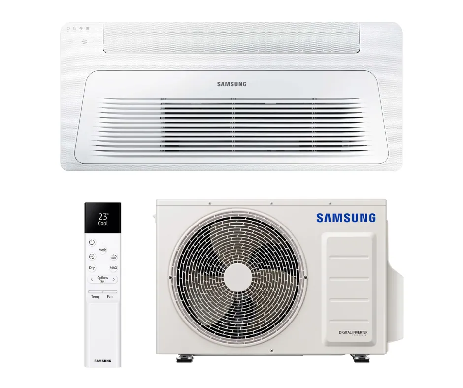 SAMSUNG BEVĖJĖS Windfree™ S2 vienkryptės kasetės tipo 2.6/3.3 kW šilumos siurblio oras oras komplektas