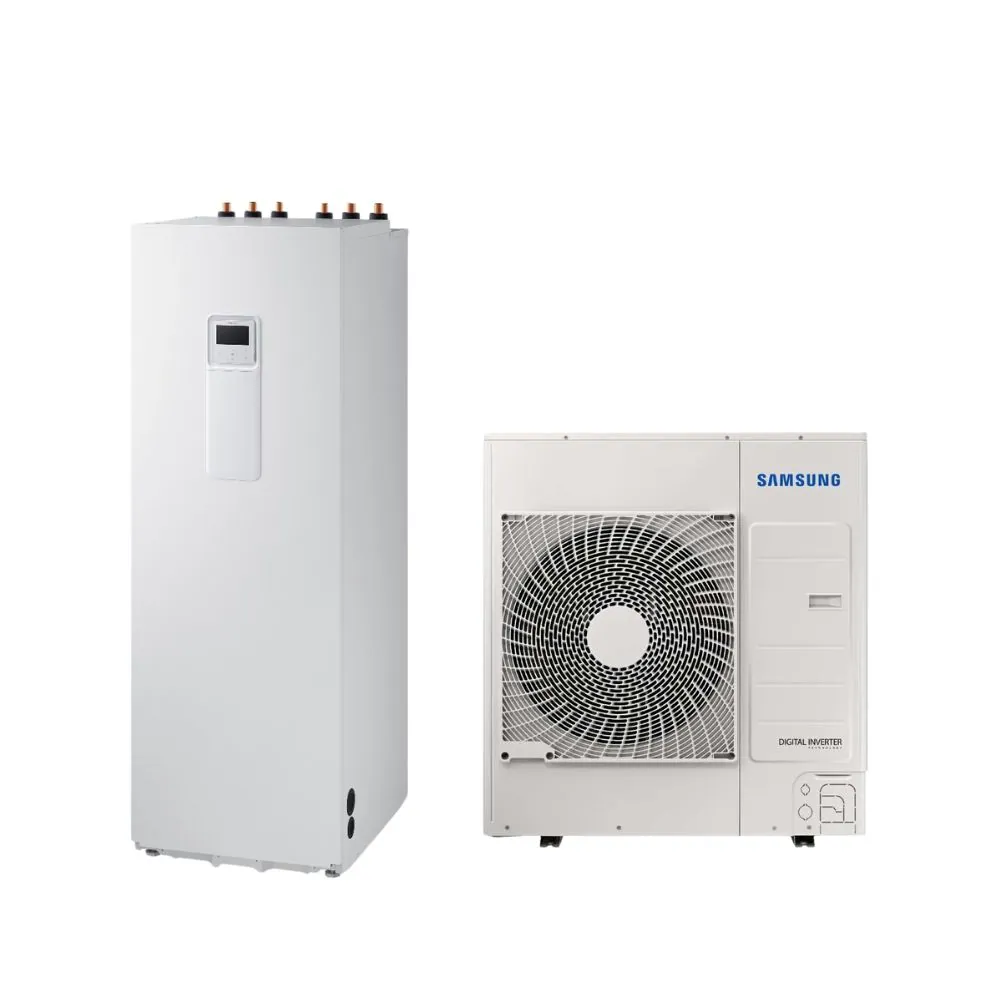 SAMSUNG oras-vanduo 9.0/8.7 kW SPLIT šilumos siurblio KOMPLEKTAS (su 260 l tūriniu šildytuvu)