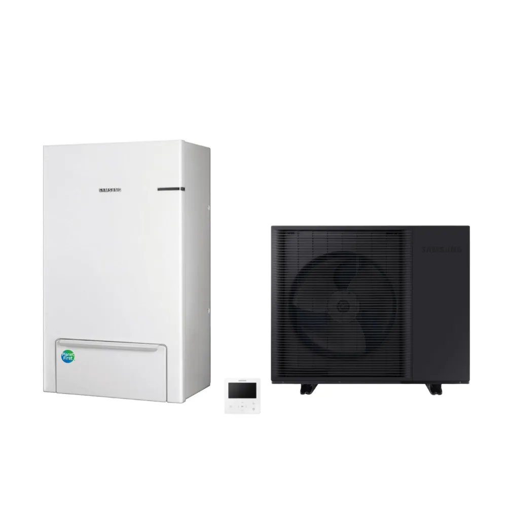 SAMSUNG oras-vanduo 12/12 kW SPLIT šilumos siurblio KOMPLEKTAS (be tūrinio šildytuvo)