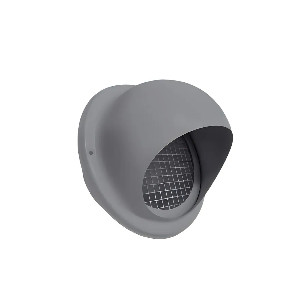 Lauko ventiliacijos grotelės su gaubtu, antracito pilka (RAL7016)