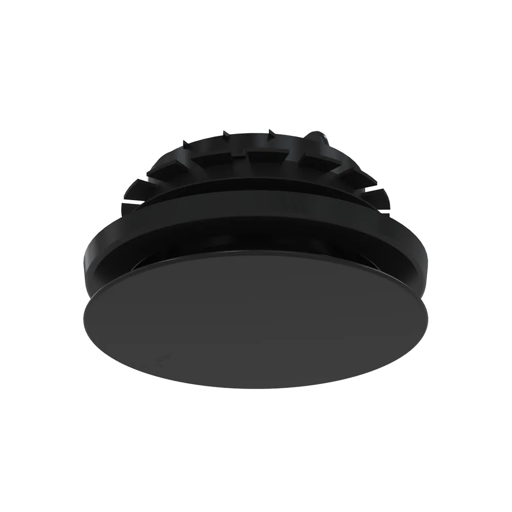 Zehnder ComfoValve Luna E125 vėdinimo difuzorius oro ištraukimui, juodas