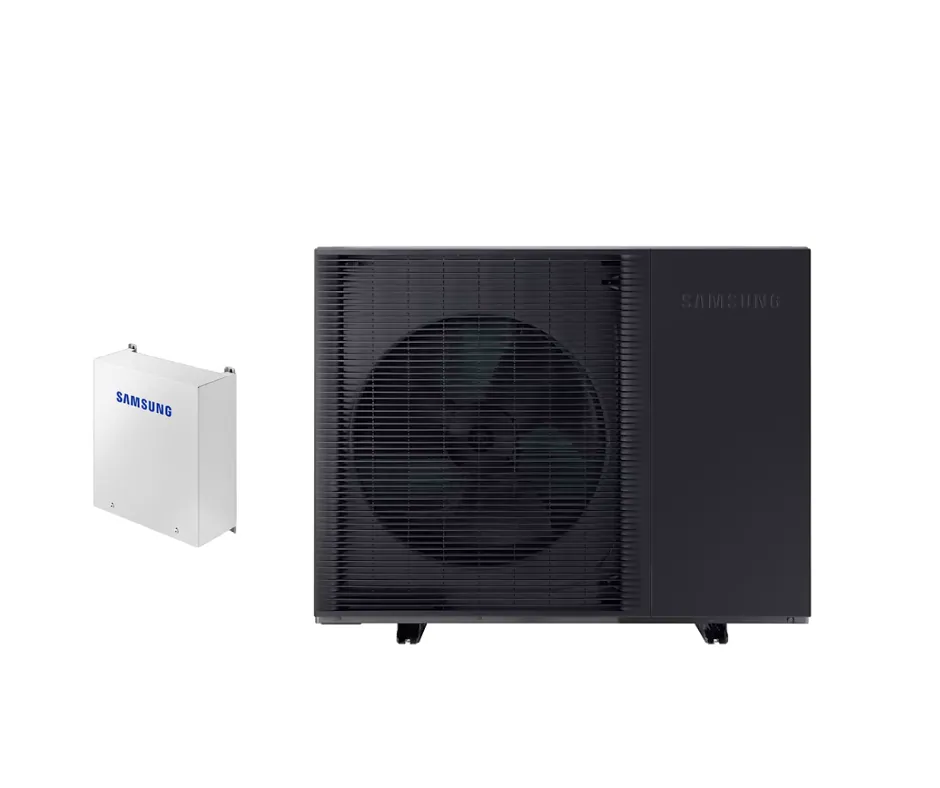 SAMSUNG oras-vanduo 14 kW Mono HT Quiet šilumos siurblys monoblokas, trifazis, su valdymo automatika KOMPLEKTE