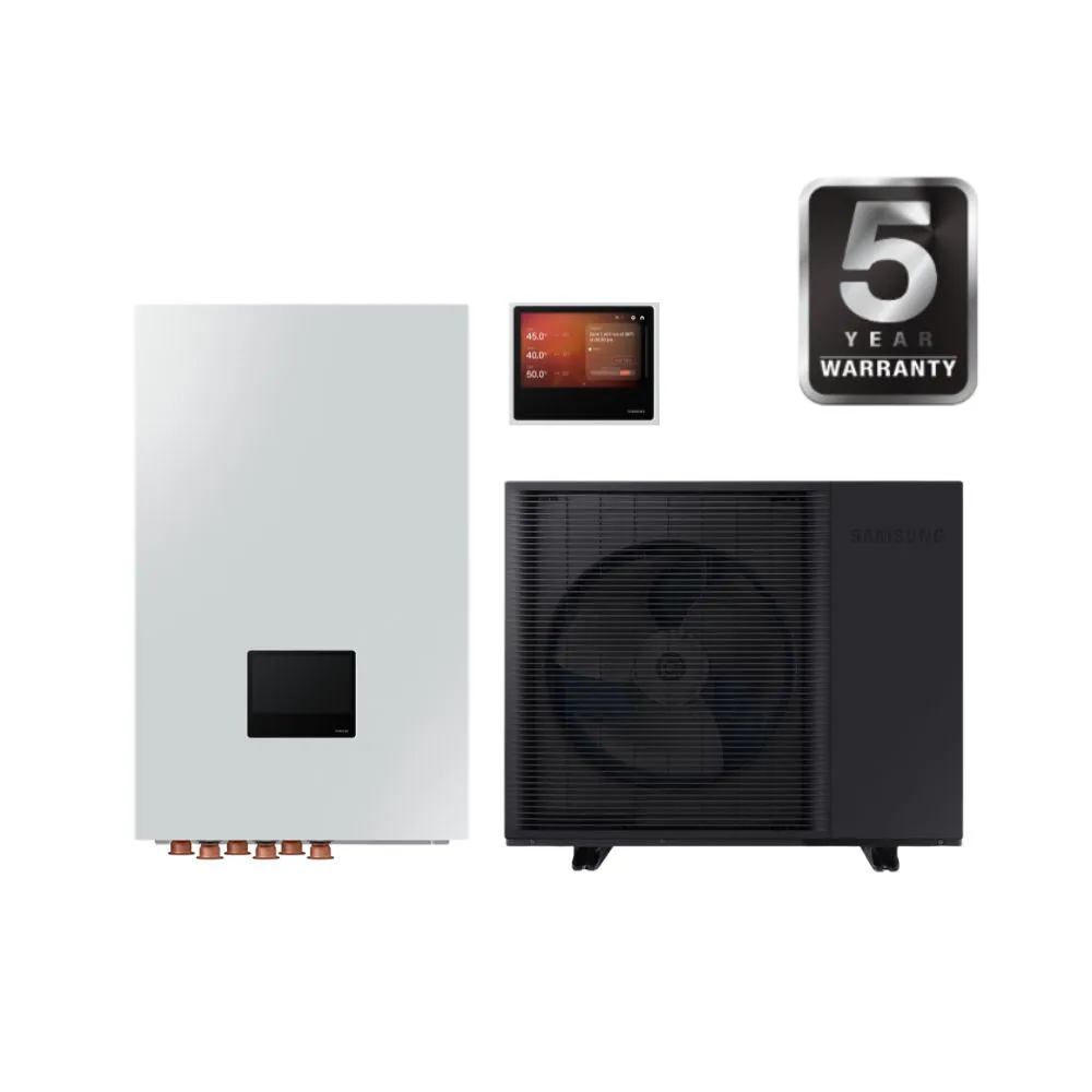 SAMSUNG oras–vanduo 12.5/12.5 kW šilumos siurblys be talpos, su hydro moduliu, WIFI, trifazis